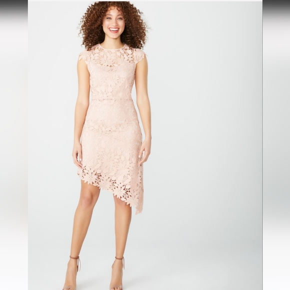 RW&CO Asymmetrical Guipure Lace Cocktail dress - Picture 9 of 11